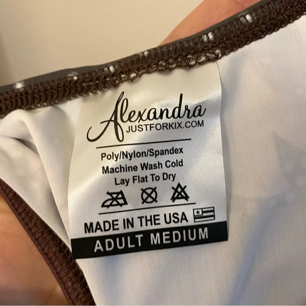 Alexandra Collection dance Harmony Zipper Front Leotard Burgundy Adult medium